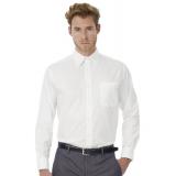 Image of B&C Men's Oxford Long Sleeve Shirt