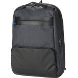 Image of PVC backpack with anti-theft back pocket.