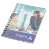 Image of Desk-Mate® wire-o A6 notebook PP cover - 100 pages