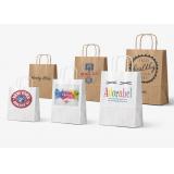 Image of Twisted Digital Print Paper Carrier Bag