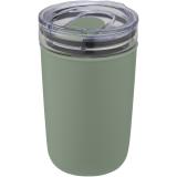 Image of Bello 420 ml glass tumbler with recycled plastic outer wall