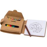 Image of Cardboard colouring set