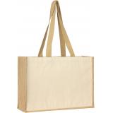 Image of Brookland Jute/10oz Canvas Tote