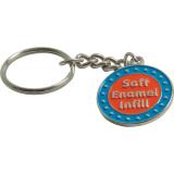 Image of Stamped Iron Soft Enamel Keychain (50mm)