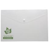 Image of Eco-Eco A4+ 50% Recycled Clear Press Stud Wallets