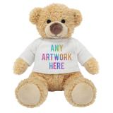 Image of Printed Soft Toy Harry Teddy Bear